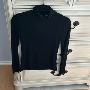 Babaton black stretchy shirt, size XS
